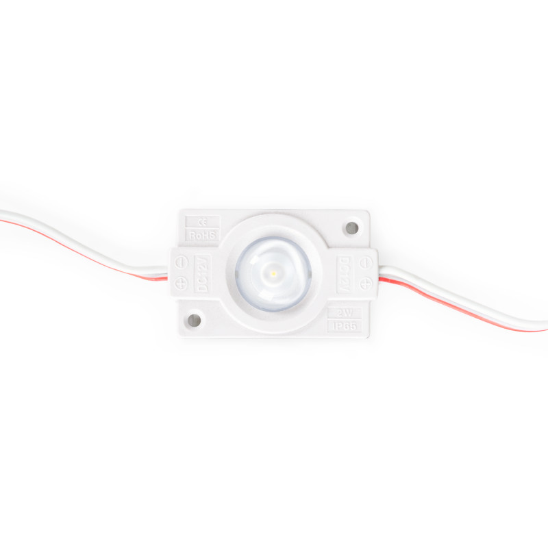 LED module for illuminated signs - 2W - 12V DC - IP65 - 165º - 3000K