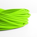 Citrus Green cotton coated round electrical cable