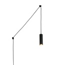 Lámpara colgante minimalista con cable y enchufe "RIM" - GU10