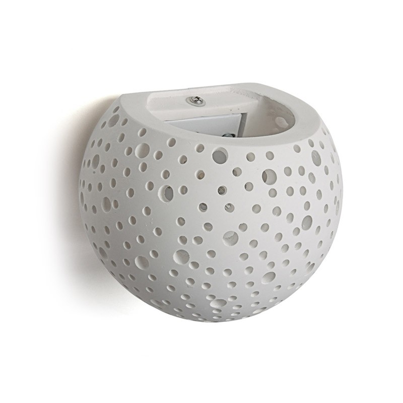 Wandlamper af gips "GRIM" G9