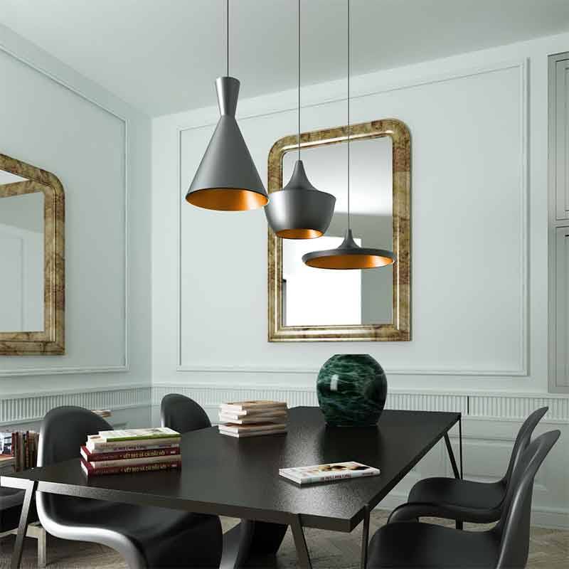 Metalowa lampa wisząca "Solvang