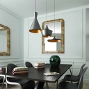 Metal pendant light "Solvang"