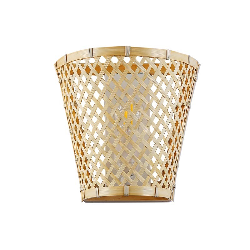 Wiklinowa lampa ścienna "Pani".
