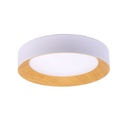 LED-Deckenleuchte in Holzoptik – CCT – Ø450 mm – 28W