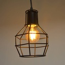 Lampe suspendue grille métallique "AZOR"