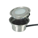 Recessed LED outdoor spotlight - RGB - 0.7W - IP67 - Ø60mm