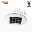 Downlight Led 18W 24º UGR18 Čip Osram