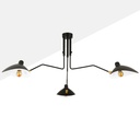 Design ceiling lamp "Muller" - 3xE27