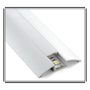 Profil aluminiowy do taśm LED - 58x9mm - Kształt półksiężyca - 2m