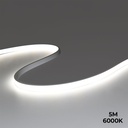Flexible LED neon 24V DC - 5x11mm - 5 meters - Complete kit - 11W/m - 320ch/m - IP67 - Vertical curvature