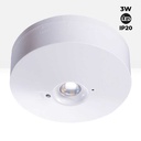 LED nødbelysning og permanent belysning for overflate 150lm 2,5W - 3 timer IP20