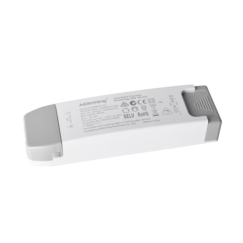 Dimmable TRIAC driver constant current 25-42V 44W 1050mA