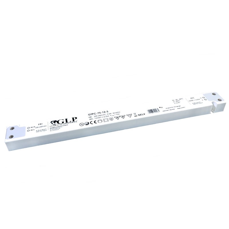 75W 12V Slim power supply - GLP