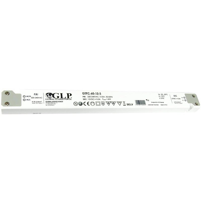 Slanke voeding 60W 12V - LPG