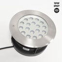 LED ground recessed beacon 18W - Warm white - Ø21cm - IP67 - 220v