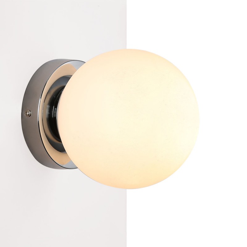 Glass ball wall lamp "AVA" - E27 - IP44