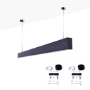 Magnetic track 48V + suspension kit - 1 meter
