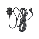 E27 socket with PVC cable, switch and plug