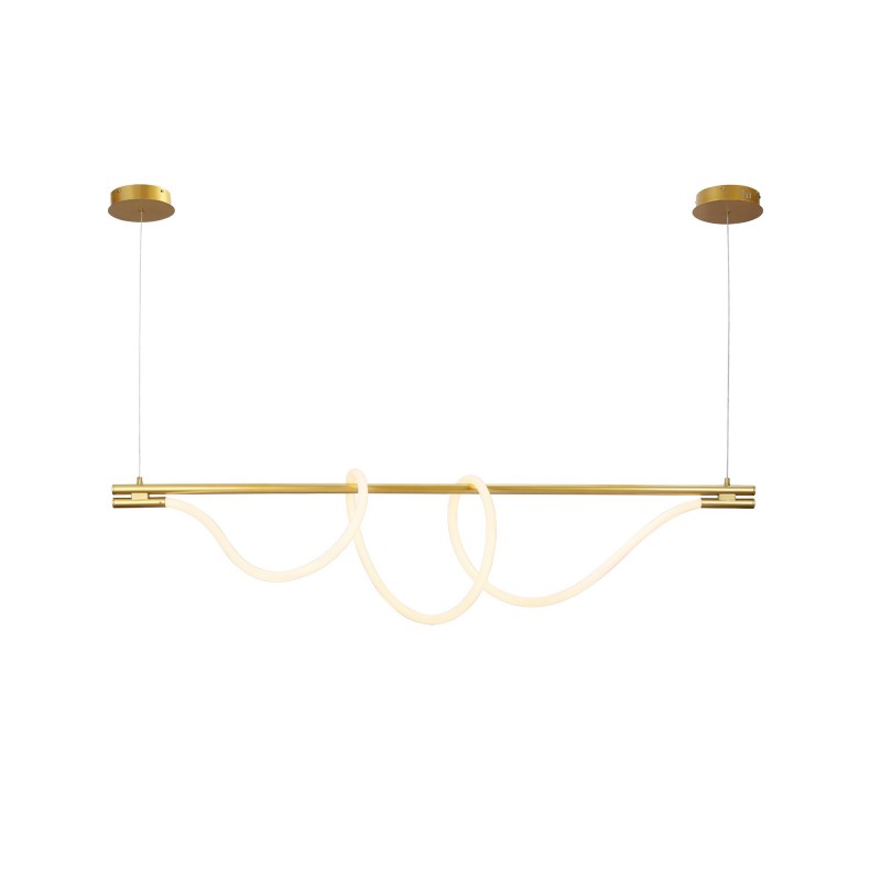 Nowoczesna neonowa lampa wisząca "Corda" - 360º - 45W - 3000K