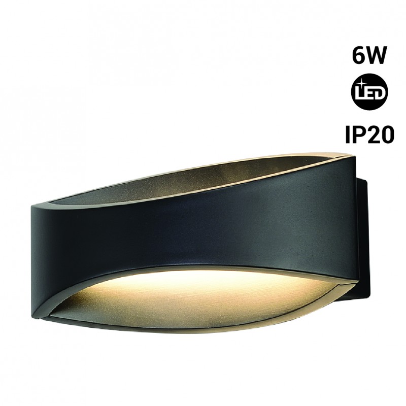 Bi-directional LED wall light - IP20 - 3000K - 6W