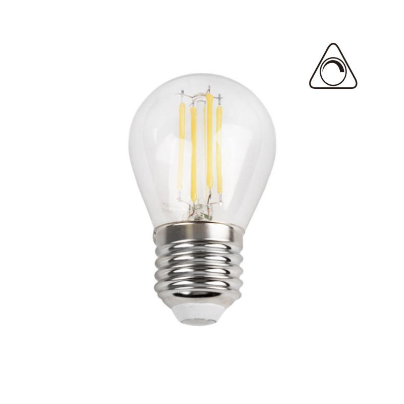 Λαμπτήρας LED νήμα E27 G45 - 5W - Ρυθμιζόμενος