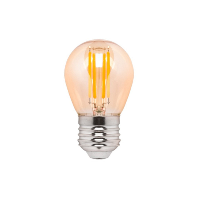 Vintage amber LED filament bulb - Dimmable - E27 G45 - 4W