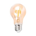 Vintage amber LED filament bulb - Dimmable - E27 A60 - 4W