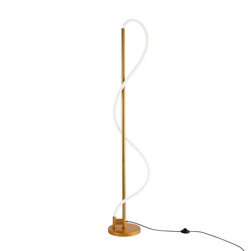 Corda" modern neon undulating floor lamp - 360º - Dimmable - 30W - 3000K