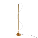 Corda" modern neon undulating floor lamp - 360º - Dimmable - 30W - 3000K