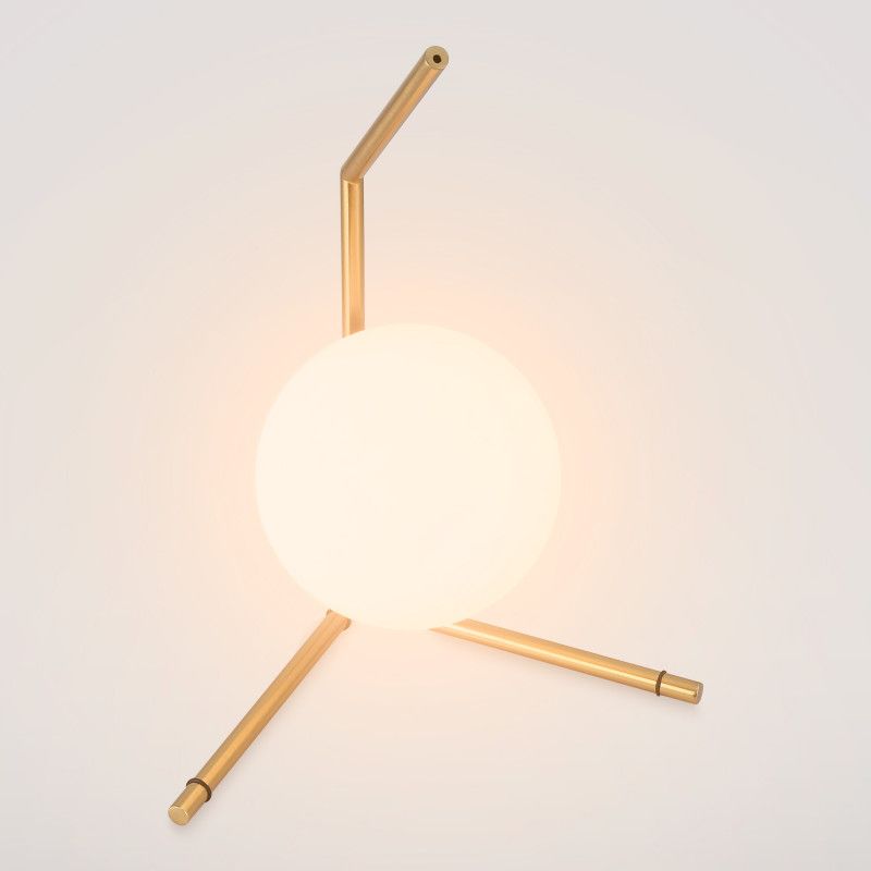 Crystal ball table lamp "OCTO" - E27 - Ø 15cm