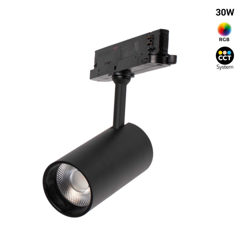 RGB + CCT three-phase LED track spotlight - 30W - Mi Light