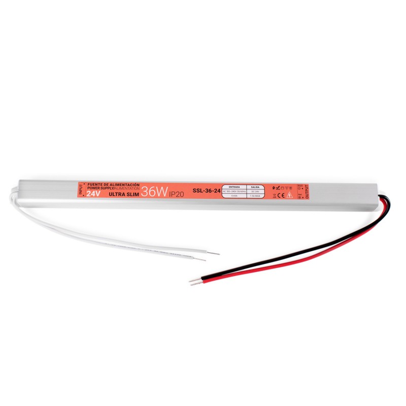 Ultra flaches Netzteil 24V - 36W - IP20