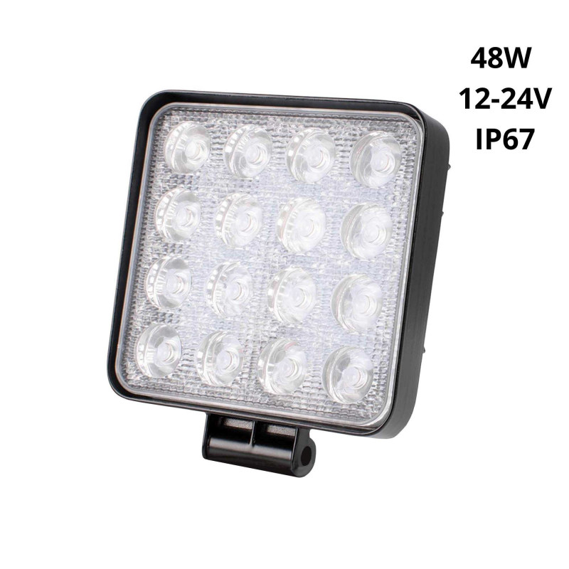 Φάρος LED 4x4 παντός εδάφους - 48W - 10-40V DC - 4 Ίντσες - 2000lm - Γωνία 60º