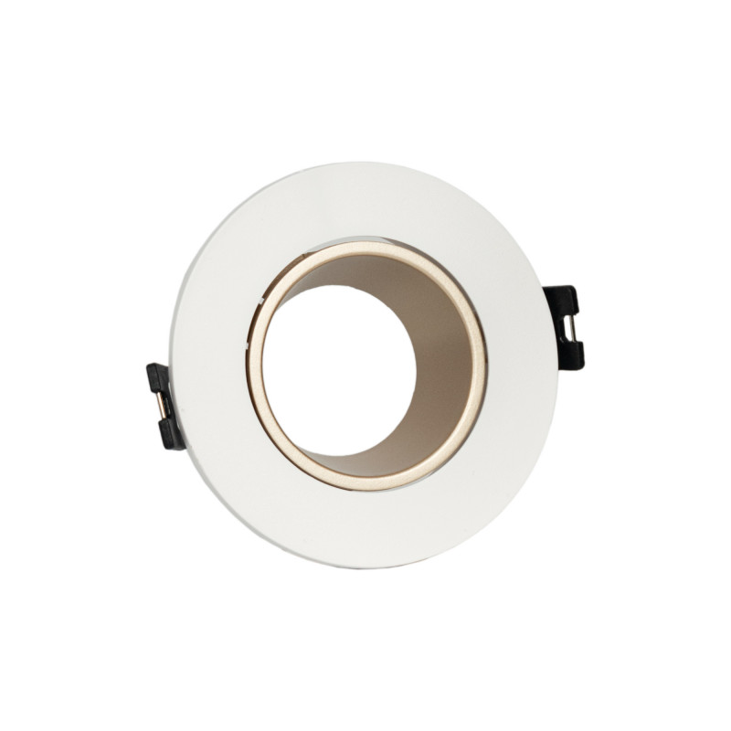 Aro apvalus pasviręs downlight už GU10 / MR16 lemputę - Žemas UGR - Ø75 mm pjūvis