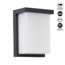 Aluminium outdoor wall light "Block" - Adjustable power: 12W-14W-16W - CCT