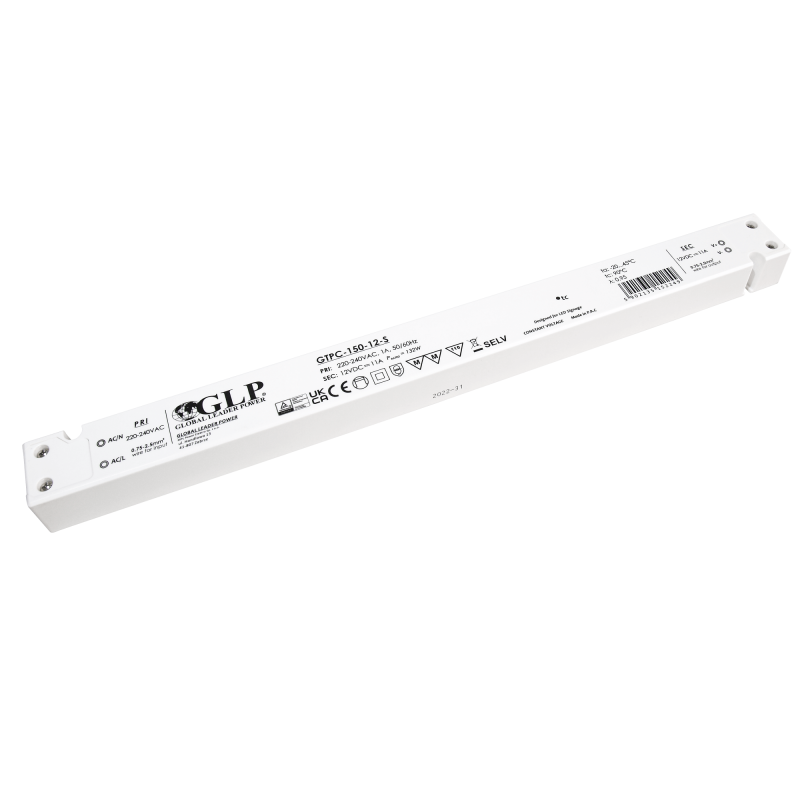 Slim power supply 132W 12V 11A - GLP