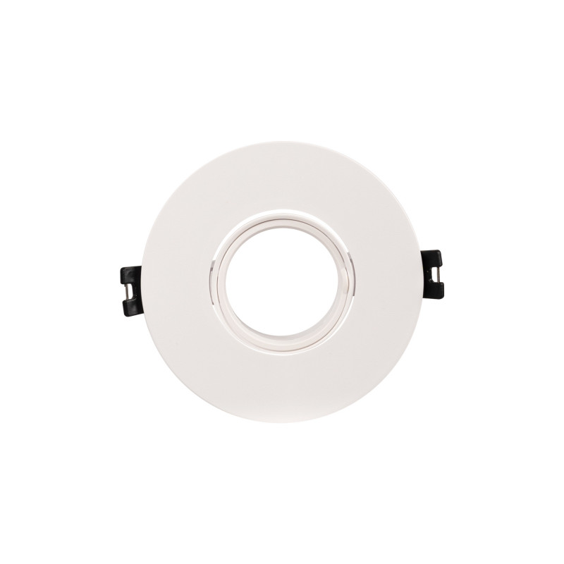 Aro de downlight circular basculante para lâmpada GU10 / MR16 - Corte Ø75 mm