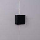 "Karen 2" outdoor square LED wall light - 3W - IP54 - Two-sided light emission