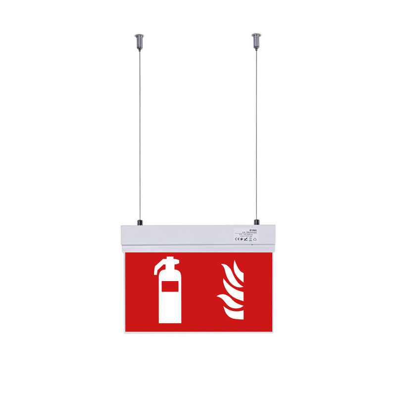 Permanente noodverlichting met pictogram "Brandblusser" - Ophanging