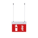 Permanente noodverlichting met pictogram "Brandblusser" - Ophanging