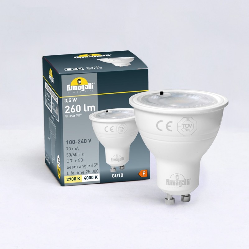 Λαμπτήρας LED GU10 - 3,5W - CCT - Fumagalli