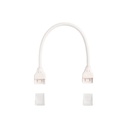 Conector impermeável com cabo para fita COB LED - 2 pinos - fita de 12 mm - IP67