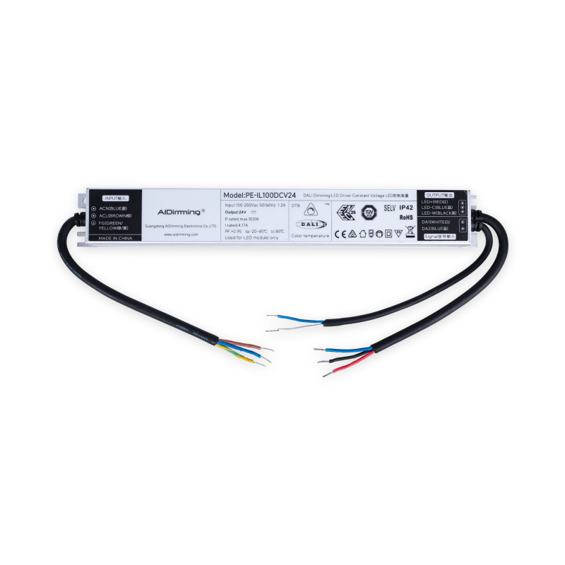 DALI DT8 dimmbares Netzteil - 24V DC - 4,17A - 100W