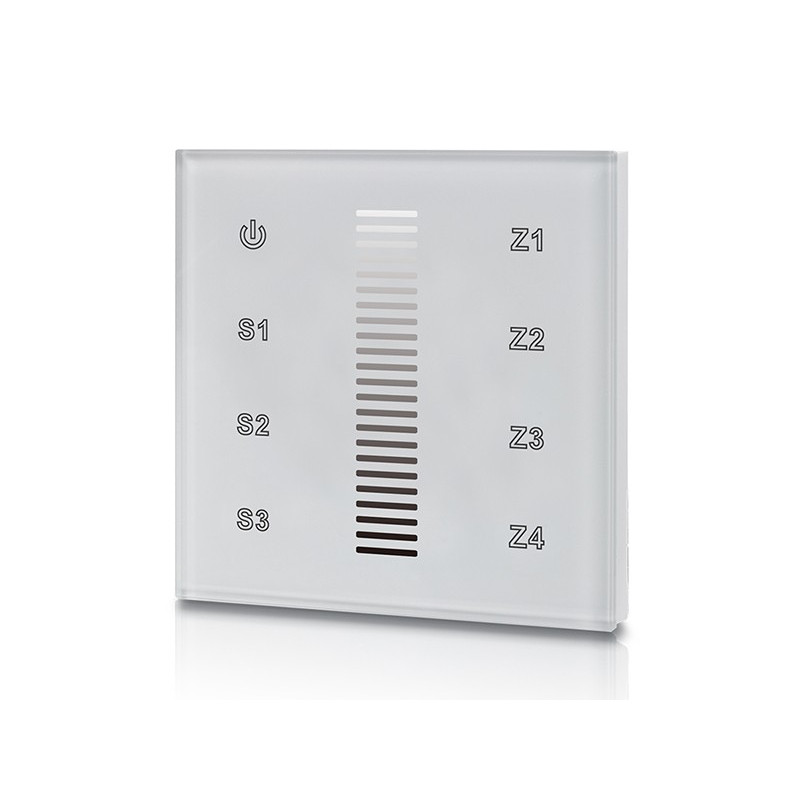 "Sunricher" Touch control panel - 4 zones - Single color - Perfect RF