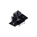 Spot LED fără margine / integrare - 2W - UGR18 - CRI90 - Negru