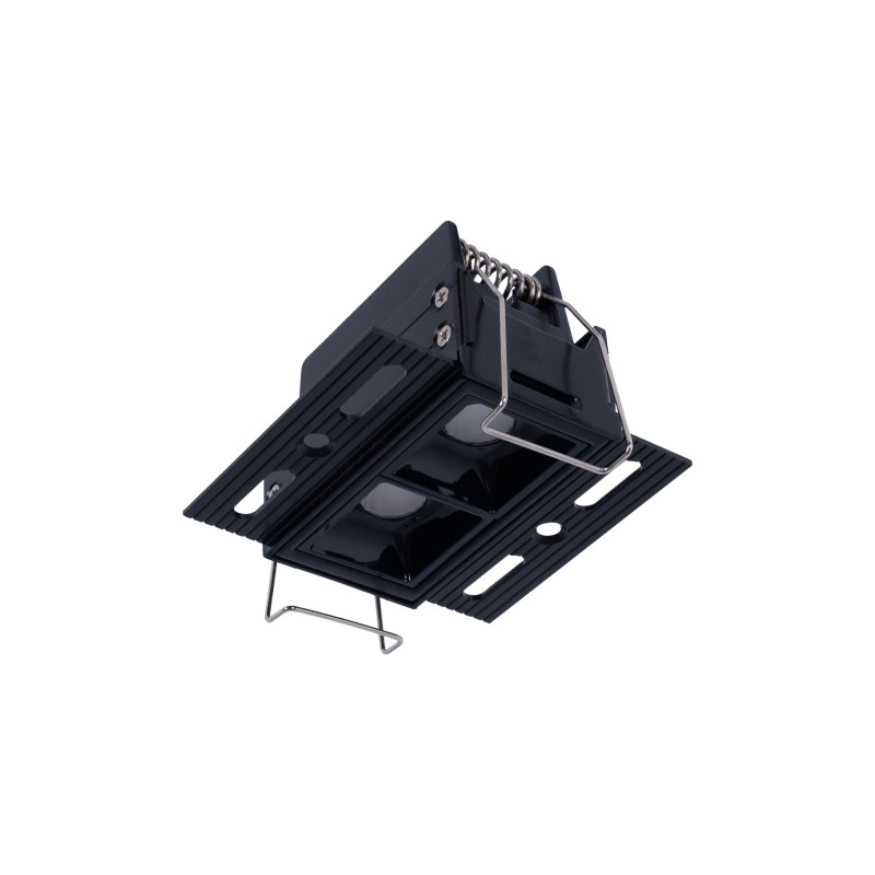 Faretto lineare LED trimless/incasso a scomparsa - 4W - UGR18 - CRI90 - Nero