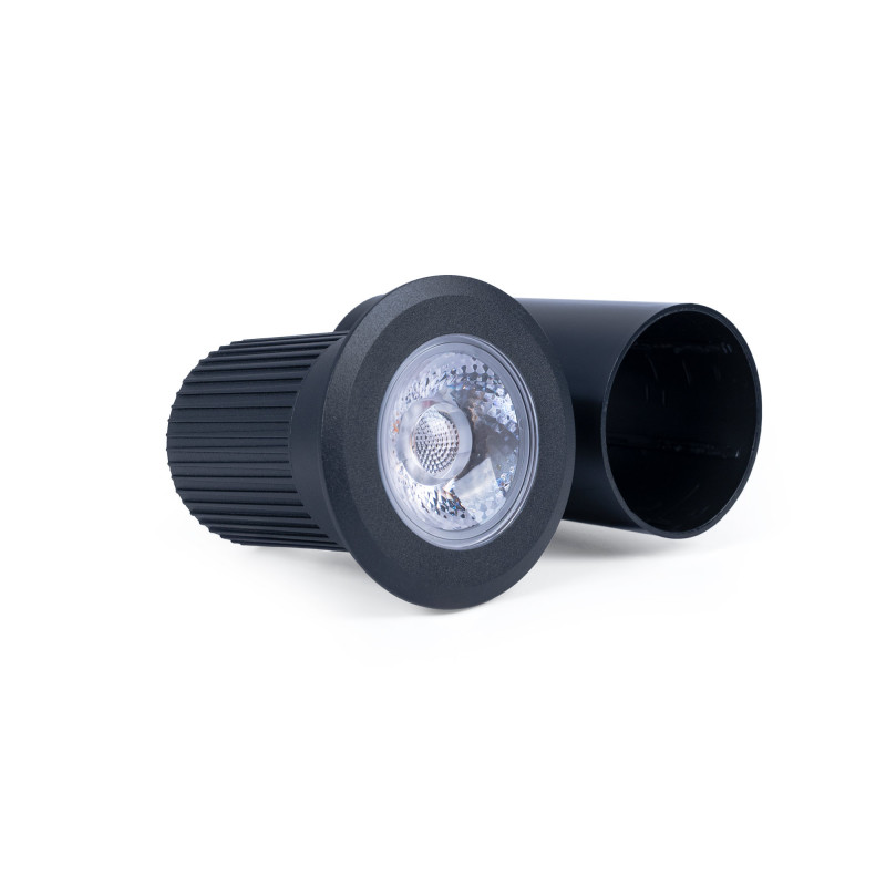 Επίγειος φάρος LED 10W - Θερμό λευκό - IP67 - Χρώμα μαύρο