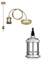 Retro/Vintage pendant lamp - E27 - 4 colours