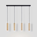 Minimalist quadruple pendant light "Bila 4" - GU10