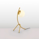 Crystal ball table lamp "Flix"